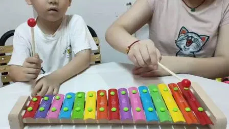 8,5 Polegadas Crianças Percussão Musical Corda Tecido Imitação de Pele de Carneiro Djembe Tambor